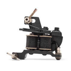 Тату машинка HM Tattoo Machines MINI BLACK WIDOW BLACK & GREY SHADER BLACK
