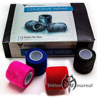 Medical Cohesive Wrap Red