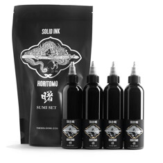 Краска Solid Ink HORITOMO Sumi Set 4x8oz each (Black, Dark, Medium, Light)