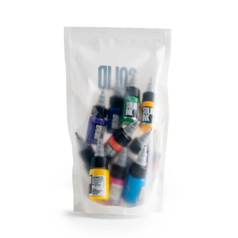 Краска Solid Ink 1/2oz 11 Colors + 1oz Black Mini Travel Set