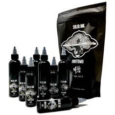 Краска Solid Ink Horitomo Sumi Set (Black, Dark, Medium, Light)