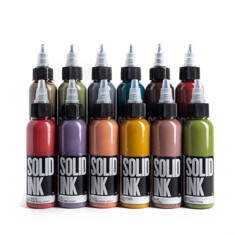 Краска Solid Ink Opaque Earth 12 Set (12 пигментов)