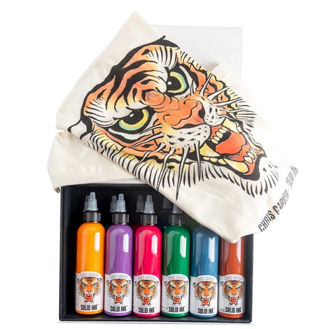 Краска Solid Ink Chris Garver Deluxe Box Set (12 colors 4oz each - Box - Shirt)