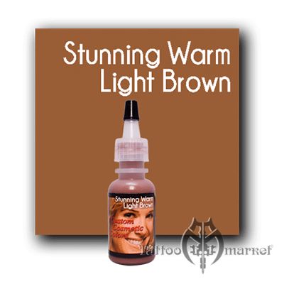 Пигмент для татуажа Custom Cosmetic Сolors Stunning Warm Light Brown