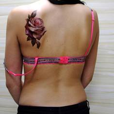 Принт/наклейка Realistic Rose