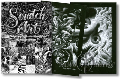 Книги, скетч-буки Scratch Art by Guy Aitchison