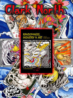 Книги, скетч-буки Randomness Industry & Art - A Poster Book - by Clark North