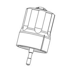 Запчасть для тату-машин DragonFly/Stingray No. 3B - X2 Cap Assy