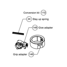 Запчасть к машинке Scorpion - Scorpion X2 No. 110 - Conversion kit