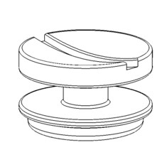 Запчасть к машинке Scorpion - Scorpion X2 No. 126 - Retainer nut