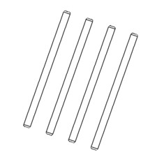 Запчасть к машинке Scorpion - Scorpion X2 No. 138 - Guide pin (4pcs)