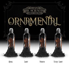 Краска World Famous Tattoo Ink Ryan Smith Ornamental Ink Set (4 пигмента)
