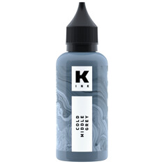 Пигмент КРАСКА Tattoo Ink Холодный серый средний