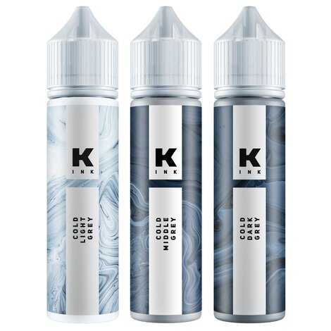 Пигмент КРАСКА Tattoo Ink Холодный серый средний