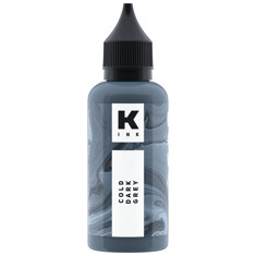 Пигмент КРАСКА Tattoo Ink Холодный серый тёмный
