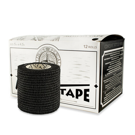 Средства ухода за татуировкой Tattoo Wrap Black Mummy Tape