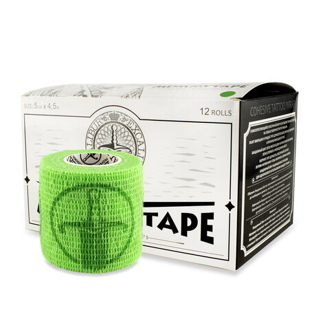 Средства ухода за татуировкой Tattoo Wrap Green Mummy Tape