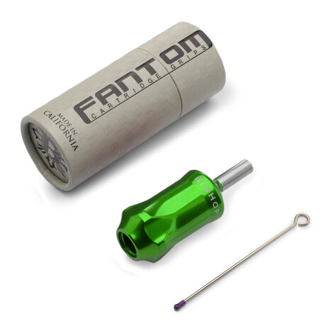 Fantom V2 Aluminum Cartridge Grip - Emerald Green