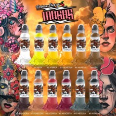 Краска World Famous Tattoo Ink Deborah Cherry's Musas Ink Set (12 пигментов)