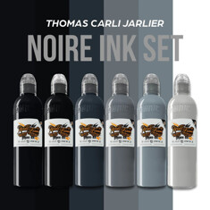 Краска World Famous Tattoo Ink Thomas Carli Jarlier Noire Ink Set (6 пигментов)