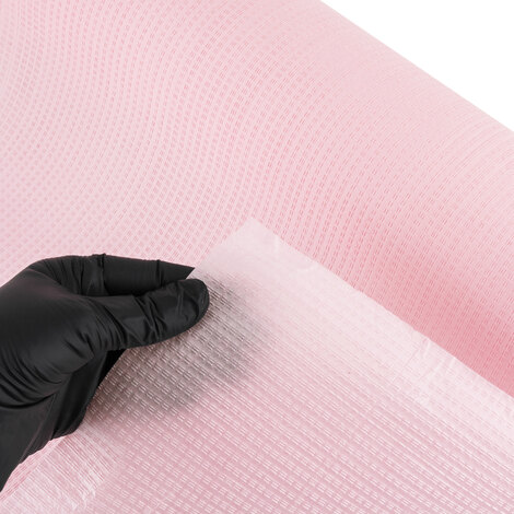 Барьерная защита Гигиеническая подстилка на стол розовая 50см х 50м