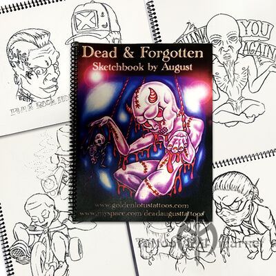 Книги, скетч-буки Dead & Forgotten by August Thompson