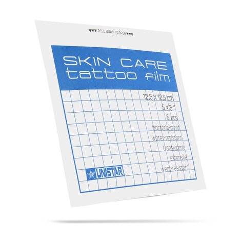 Средства ухода за татуировкой Пленка Skin Care Tattoo Film 12.5 x 12.5см