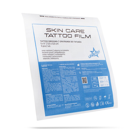 Средства ухода за татуировкой Пленка Skin Care Tattoo Film 12.5 x 12.5см