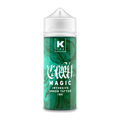 Пигмент КРАСКА Tattoo Ink GREEN MAGIC intensive GREEN 120 мл