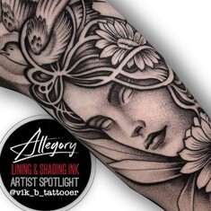 Краска Allegory Ink BLAK Lining and Shading