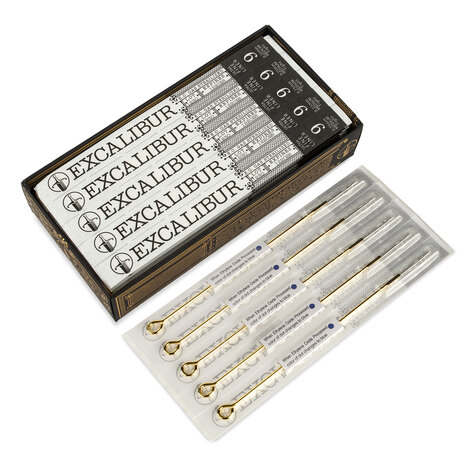 Иглы EXCALIBUR Professional 9 Ultra Fine Liner - 0,25 mm - Medium - Tight
