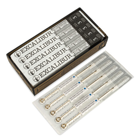 Иглы EXCALIBUR Professional 3 Fast liner - 0,25 mm - Medium - Straight