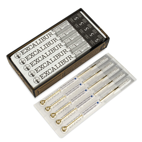 Иглы EXCALIBUR Professional 5 Fast liner - 0,25 mm - Medium - Straight