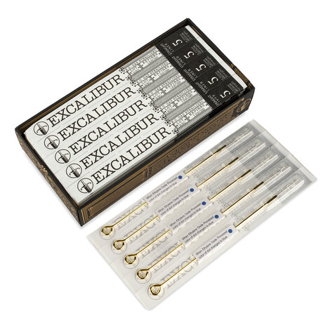 Иглы EXCALIBUR Professional 5 Straight Liner - 0,35 mm - Medium - Straight