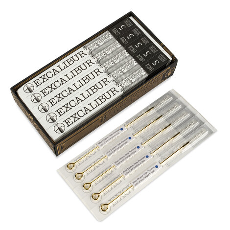 Иглы EXCALIBUR Professional 5 Loose liner - 0,30 mm - Medium - Straight
