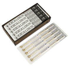 Иглы EXCALIBUR Professional 18 Point Shader - 0,35 mm - Short - Straight