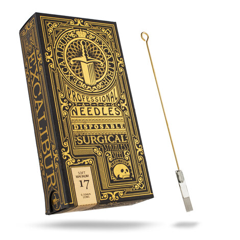 Иглы EXCALIBUR Professional 17 Soft Magnum - 0,30 mm - Long