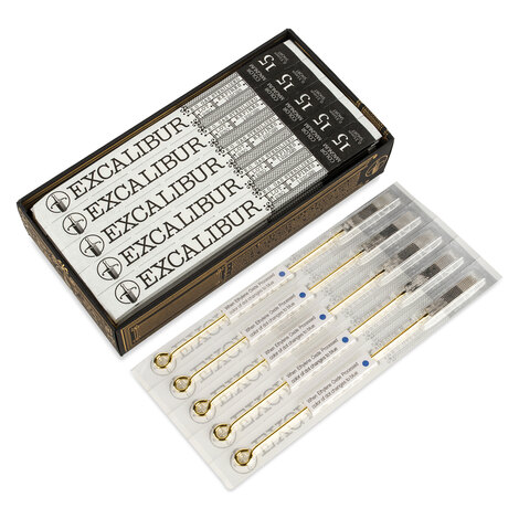 Иглы EXCALIBUR Professional 15 Color Magnum - 0,35 mm - Short