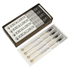 Иглы EXCALIBUR Professional 25 Curved Color Magnum - 0,35 mm - Short