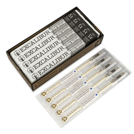 Иглы EXCALIBUR Professional 15 Masterful Color Magnum - 0,40 mm - Short