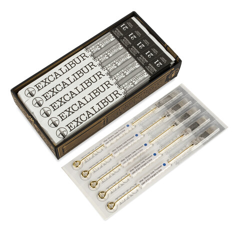 Иглы EXCALIBUR Professional 21 Masterful Color Magnum - 0,40 mm - Short
