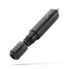 Тату машинка Burlak Tattoo Machines Solo 2 Soft Black с гравировкой + держатель 32 мм
