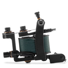 Тату машинка Deuce Machines Mini Dog Black-Dark Green