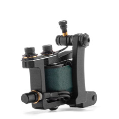 Тату машинка Deuce Machines Mini Dog Black-Dark Green