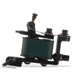 Тату машинка Deuce Machines Mini Dog Black-Dark Green