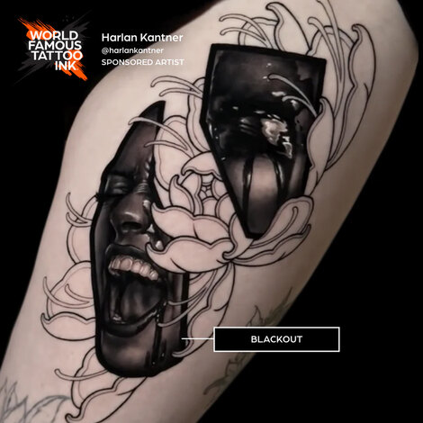 Краска World Famous Tattoo Ink Blackout