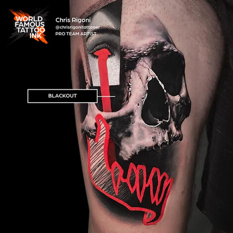 Краска World Famous Tattoo Ink Blackout