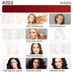 Пигмент NE PIGMENTS Теплый красный / Рубин #202