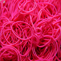 Pink Rubber Bands - резинки бандажные 1000 шт.