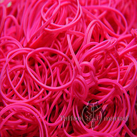 Бандажные резинки для штанги Pink Rubber Bands - резинки бандажные 1000 шт.